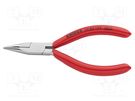 Pliers; cutting,half-rounded nose,universal; 125mm KNIPEX