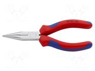 Pliers; cutting,half-rounded nose,universal; 140mm KNIPEX