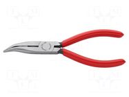 Pliers; cutting,half-rounded nose,universal; 160mm KNIPEX