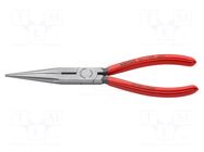 Pliers; cutting,half-rounded nose,universal; 200mm KNIPEX