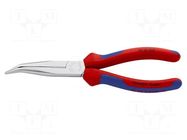 Pliers; cutting,half-rounded nose,universal; 200mm KNIPEX