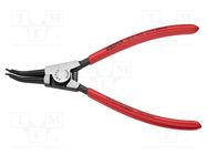 Pliers; for circlip; external; 19÷60mm; Pliers len: 185mm; angular KNIPEX