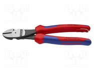 Pliers; side,cutting; for working at height; 200mm KNIPEX