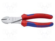 Pliers; side,cutting; high leverage; 180mm KNIPEX