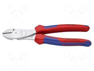 Pliers; side,cutting; high leverage; 200mm KNIPEX