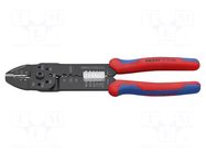 Tool: for crimping KNIPEX