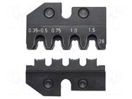 Crimping jaws; Superseal 1.5 terminal KNIPEX