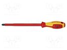 Screwdriver; insulated; Phillips; PH4; Blade length: 200mm; 1kVAC KNIPEX