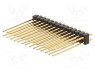 Connector: pin strips; pin header; male; PIN: 28; straight; 2.54mm FISCHER ELEKTRONIK