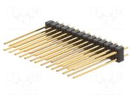 Connector: pin strips; pin header; male; PIN: 28; SL 22; THT; 2.54mm FISCHER ELEKTRONIK