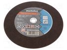 Cutting wheel; Ø: 350mm; Øhole: 25.4mm; Disc thick: 3mm METABO