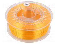 Filament: SILK; Ø: 1.75mm; orange (bright); 225÷245°C; 1kg DEVIL DESIGN