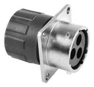 INDUSTRIAL CIR CONN, RCPT, 3POS, CRIMP
