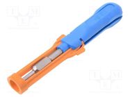 Tool: for  removal; terminals; Tool length: 143mm 