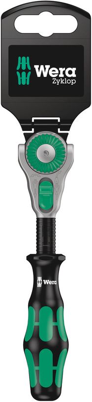 8000 A SB Zyklop Speed Ratchet with 1/4" drive, 1 x 1/4"x152.0, Wera