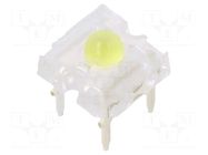 LED Super Flux; white cold; 7.62x7.62mm; 10000÷12000mcd; 40° OPTOSUPPLY