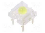 LED Super Flux; white cold; 7.62x7.62mm; 10000÷12000mcd; 40° OPTOSUPPLY