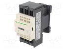 Contactor: 3-pole; NO x3; Auxiliary contacts: NC + NO; 24VAC; 12A SCHNEIDER ELECTRIC