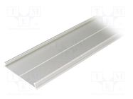 Cover; natural; 1m; aluminium; Kind of shutter: C10; for profiles TOPMET