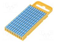 Markers; Marking: N; 4.3÷5.3mm; polyamide; blue; -40÷85°C; push-in HELLERMANNTYTON