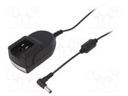 Power supply: switching; mains,plug-in; 18VDC; 1A; 18W; 85.45% CINCON