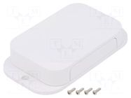 Enclosure: with panel; with fixing lugs; PFF; X: 67.4mm; Y: 124.3mm TAKACHI