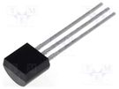 Thyristor; 600V; Ifmax: 0.8A; 0.5A; Igt: 50mA; TO92; THT; Ammo Pack WeEn Semiconductors