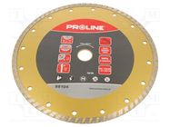 Cutting diamond wheel; Ø: 230mm; Øhole: 22.23mm; Disc thick: 2.8mm PROLINE