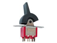 VERTICAL PCB PADDLE SWITCH DPDT ON-ON