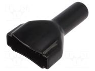 Plug cover; female; PIN: 12; DT; black DEUTSCH