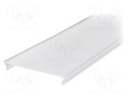 Cover for LED profiles; white; 1m; Kind of shutter: C10; push-in TOPMET