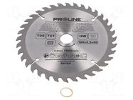 Circular saw; Ø: 160mm; Teeth: 36; cemented carbide; hardened; wood PROLINE