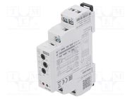 Voltage monitoring relay; for DIN rail mounting; HRN-54; SPDT 