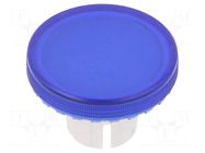 Actuator lens; 22mm; 61; blue,transparent; plastic; Ø19.7mm EAO