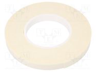 Tape: fixing; W: 15mm; L: 11m; Thk: 1mm; two-sided adhesive; white 
