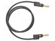 Test lead; 60VDC; 30VAC; 15A; Len: 1.524m; black; 2948 POMONA