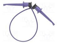 Test lead; 60VDC; 30VAC; 5A; clip-on hook probe,both sides; 3781 POMONA