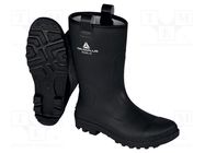 Boots; Size: 42; black; PVC; bad weather,slip,temperature,impact DELTA PLUS