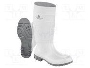 Boots; Size: 38; white-gray; PVC; bad weather,slip,impact DELTA PLUS