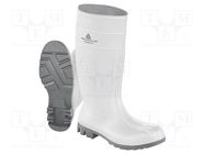 Boots; Size: 42; white-gray; PVC; bad weather,slip,impact DELTA PLUS