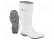 Boots; Size: 35; white-gray; PVC; bad weather,slip; high DELTA PLUS