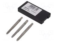 Tap; M4; 0.7; L: 45mm; Holder: hand; 3.4mm; 3pcs. VÖLKEL
