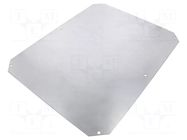 Mounting plate; steel FIBOX