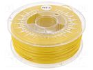 Filament: PET-G; Ø: 1.75mm; yellow; 220÷250°C; 1kg DEVIL DESIGN