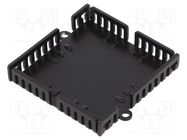 Heatsink: extruded; TO220; black; L: 58mm; W: 52mm; H: 1.5mm; anodized 