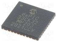 IC: dsPIC microcontroller; 32kB; 8kBSRAM; UQFN36; DSPIC; 0.4mm MICROCHIP TECHNOLOGY