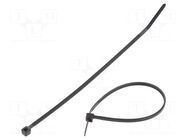 Cable tie; L: 142mm; W: 2.5mm; black; polyamide; 80N; Ømax: 32mm PANDUIT