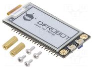 Display: e-paper; SPI; 66.5x31mm; 3.3VDC; Resolution: 250x122; 170° DFROBOT