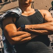 Protect Strap Band for Apple Watch 42/44/45mm Armored Case Strap - Transparent, Hurtel