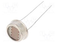 Photoresistor; 250mW; 2÷5kΩ; 560nm; THT; 250VDC; ØLED: 12mm Token